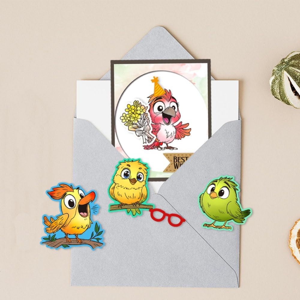 Timbri trasparenti per uccelli - Clear Silicone Stamps For Card Making recensione e prezzo