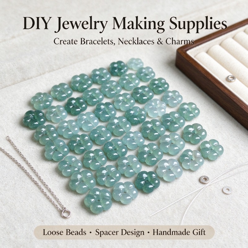 10 pezzi di perline in giada b - Beading recensione e prezzo