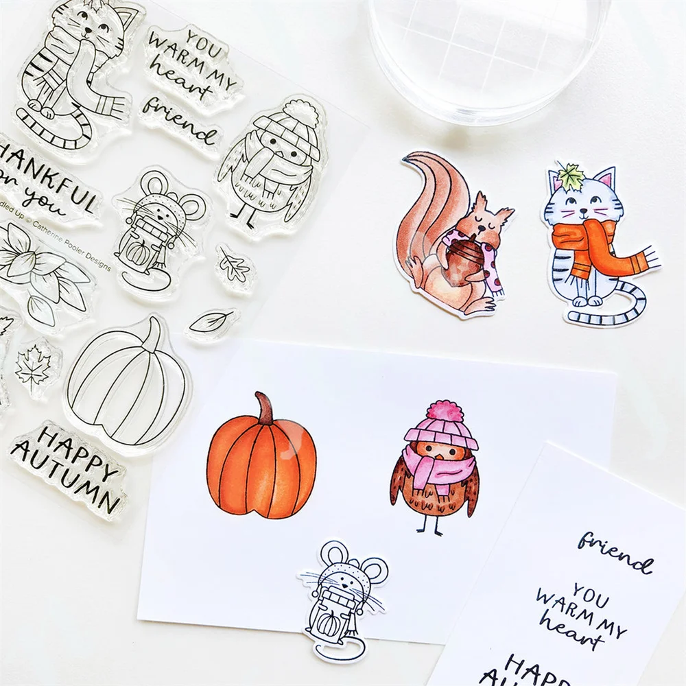 Timbro di sfondo in flanella N - Clear Silicone Stamps For Card Making recensione e prezzo