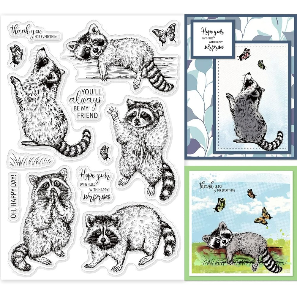 Procioni realistici timbri tra - Clear Silicone Stamps For Card Making recensione e prezzo