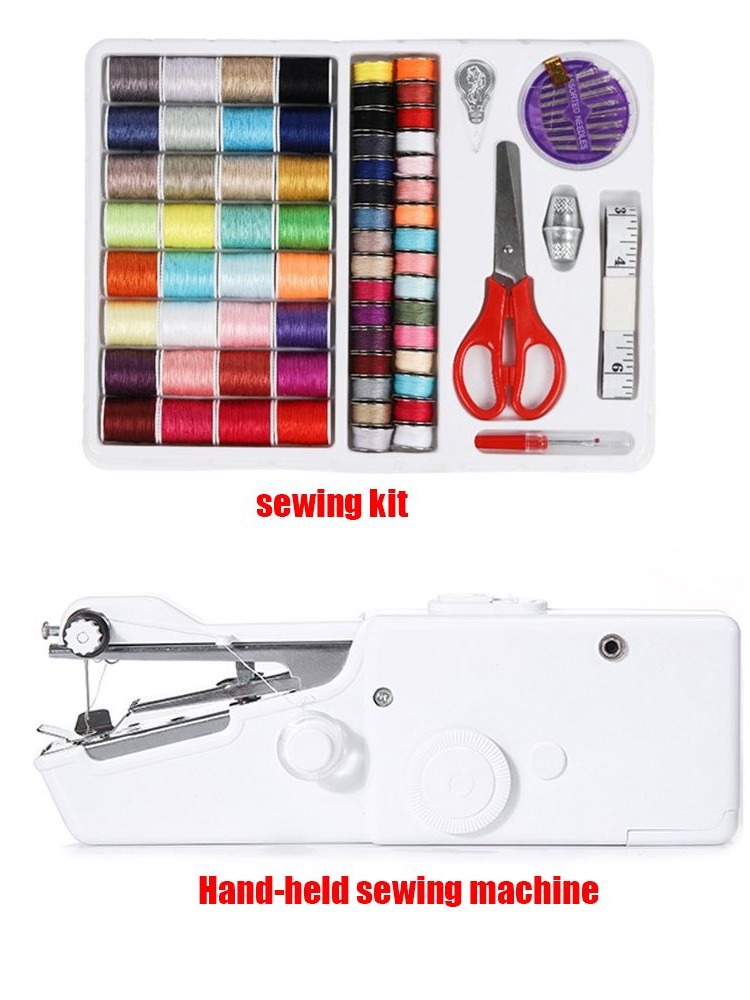 Kit per cucire portatile con m - Mini Electric Sewing Machine Handheld recensione e prezzo