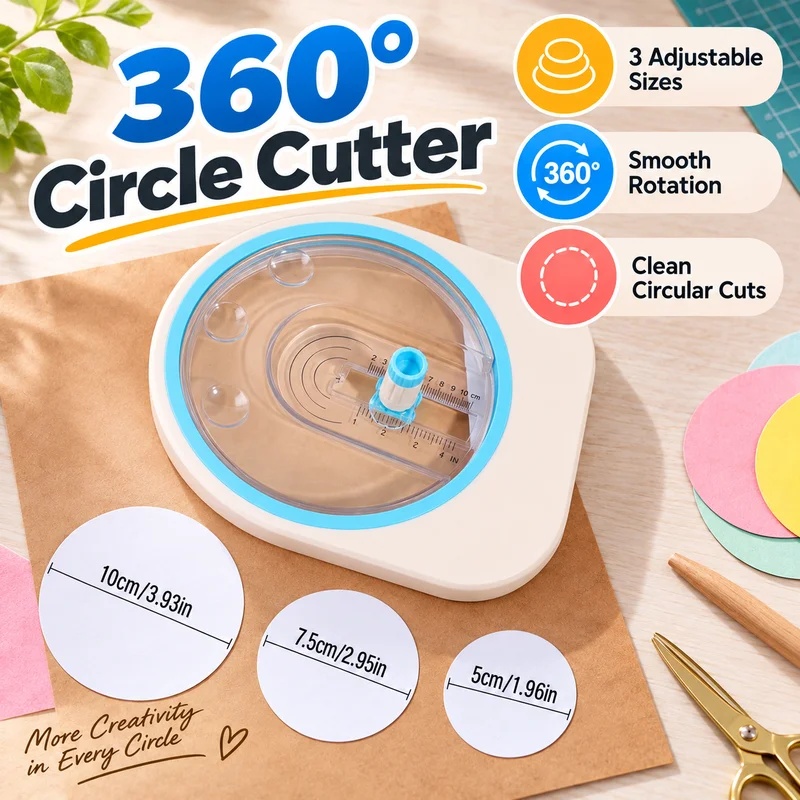 360 °   Taglierina circolare g - Scrapbooking recensione e prezzo